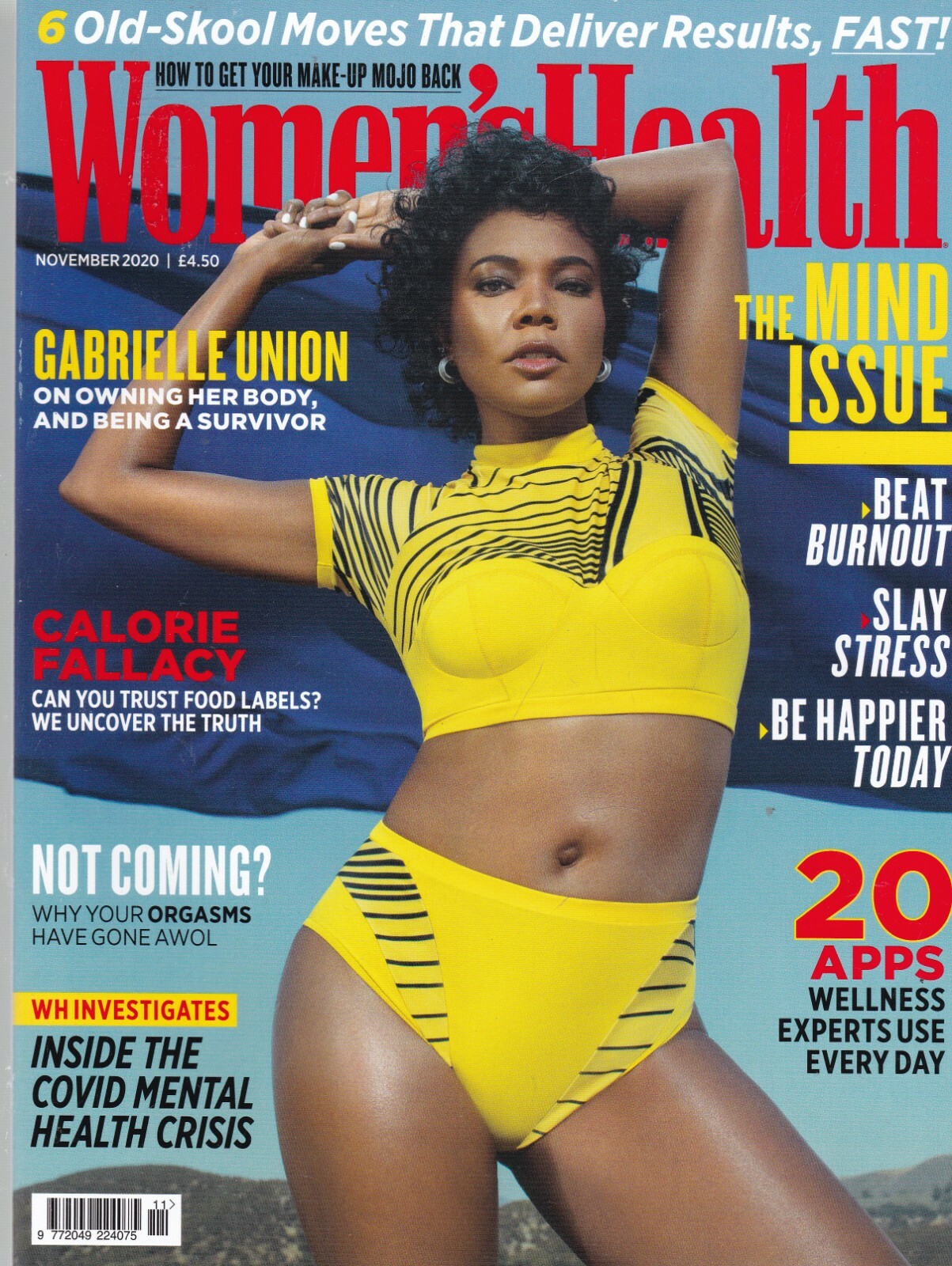 WOMEN'S HEALTH MAGAZINE NOVEMBER 2020 BRAND NEW