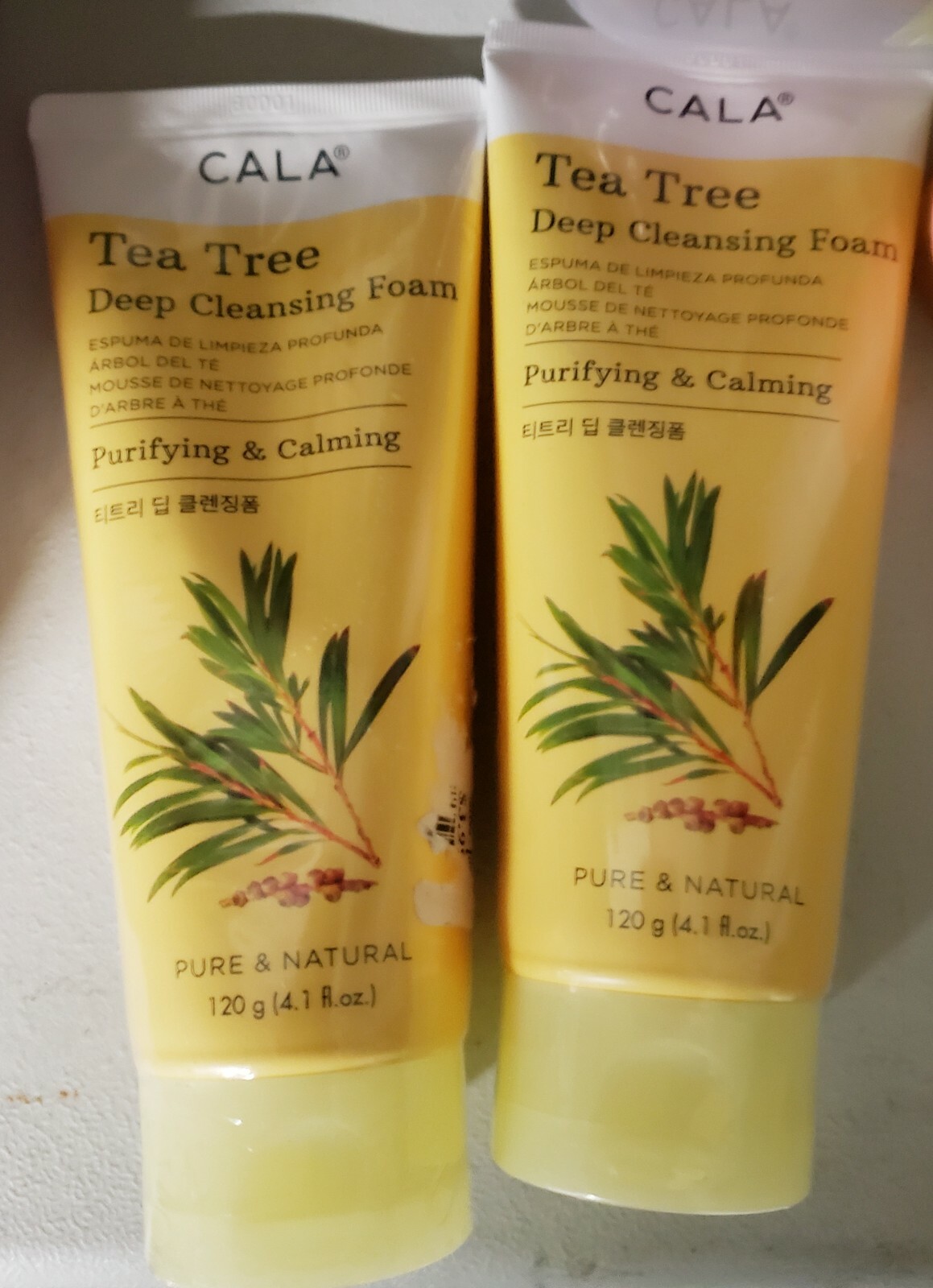cala tea tree deep cleansing foam