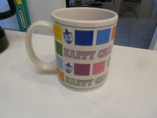HAPPY CHANUKAH MUG BY RITE LITE 2009 ISSUE VG++ CONDITION 3 3/4" HIGH