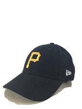 New Era Pittsburgh Pirates Hat, Youth Adjustable Hat, Black, Great Condition 