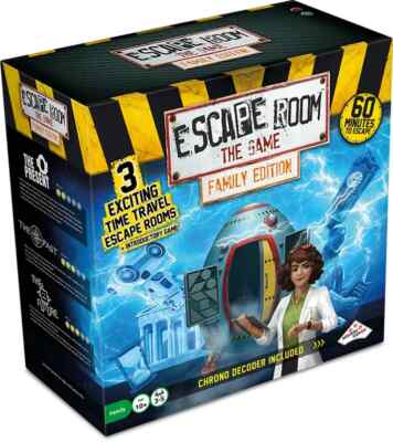 Escape Room Familienspiel Edition - Brettspiel, Alter 10+ / 3-5 Spieler NEU