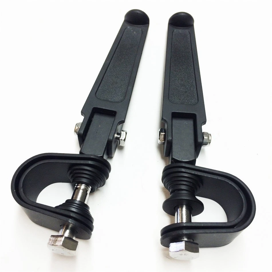 Estriberas con abrazadera en U de 1,25" para Harley Road King Touring Street Glide Electra glide Foto 2 de 4