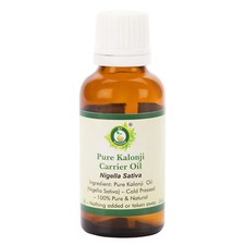 Pure Kalonji Oil Nigella Sativa Cold Pressed Uncut Natural For Skin For Hair