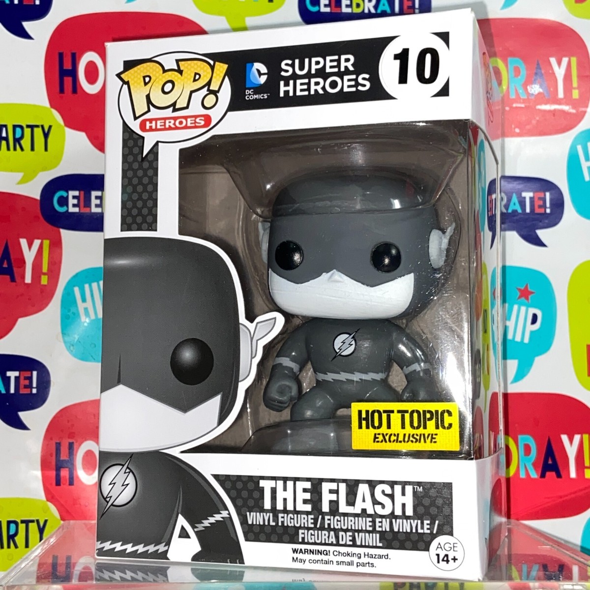 funko pop 【 DC 】 １０点セット The Flash Black and White DC Superheroes Funko Pop #10 Hot Topic+
