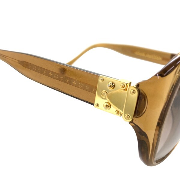 LOUIS VUITTON Sunglasses Z0283E Gold Gradation Brown Glitter LOUIS VUITTON Sunglasses Z0283E Gold Gradation Brown Glitter