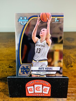 2024-25 Bowman Chrome University KATE KOVAL #42 1st Bowman Base - Notre Dame