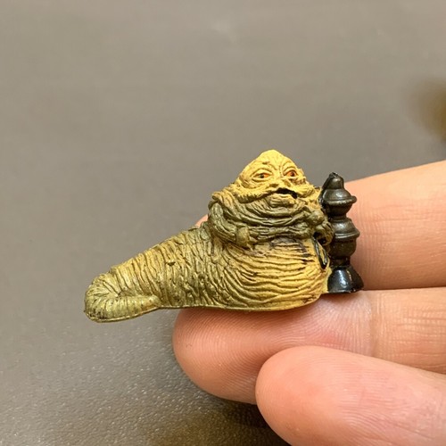 2X 2005 Disney Collector Packs Star Wars Park Series 4 Jabba the Hutt FIGURA JUGUETE - Imagen 2 de 9
