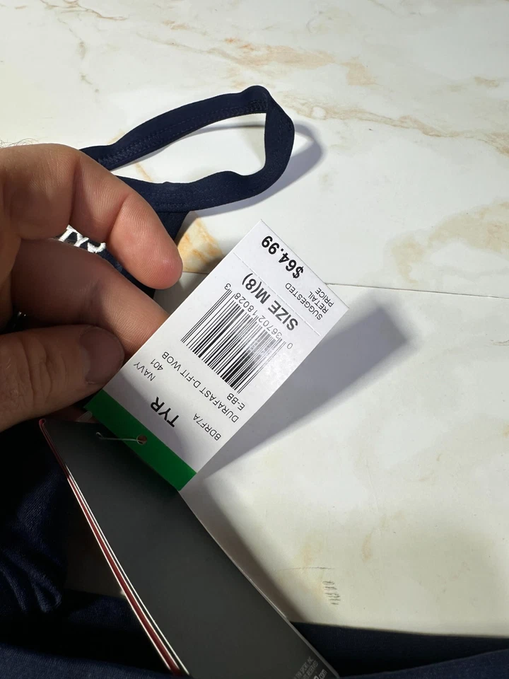 Bikini de entrenamiento TYR Durafast One sólido Diamondfit para mujer - 2025 nuevo talla 8 mediano nuevo Foto 2 de 3