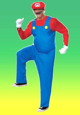 Costume Super Mario Brothers Mario Classic Mens Adult Large