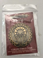 Warhammer Seraphon Lizardmen Limited Edition Collectible Coin metal OOP