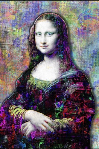 Mona Lisa Pop Art 24x36inch Mona Lisa Artwork Free Shipping US