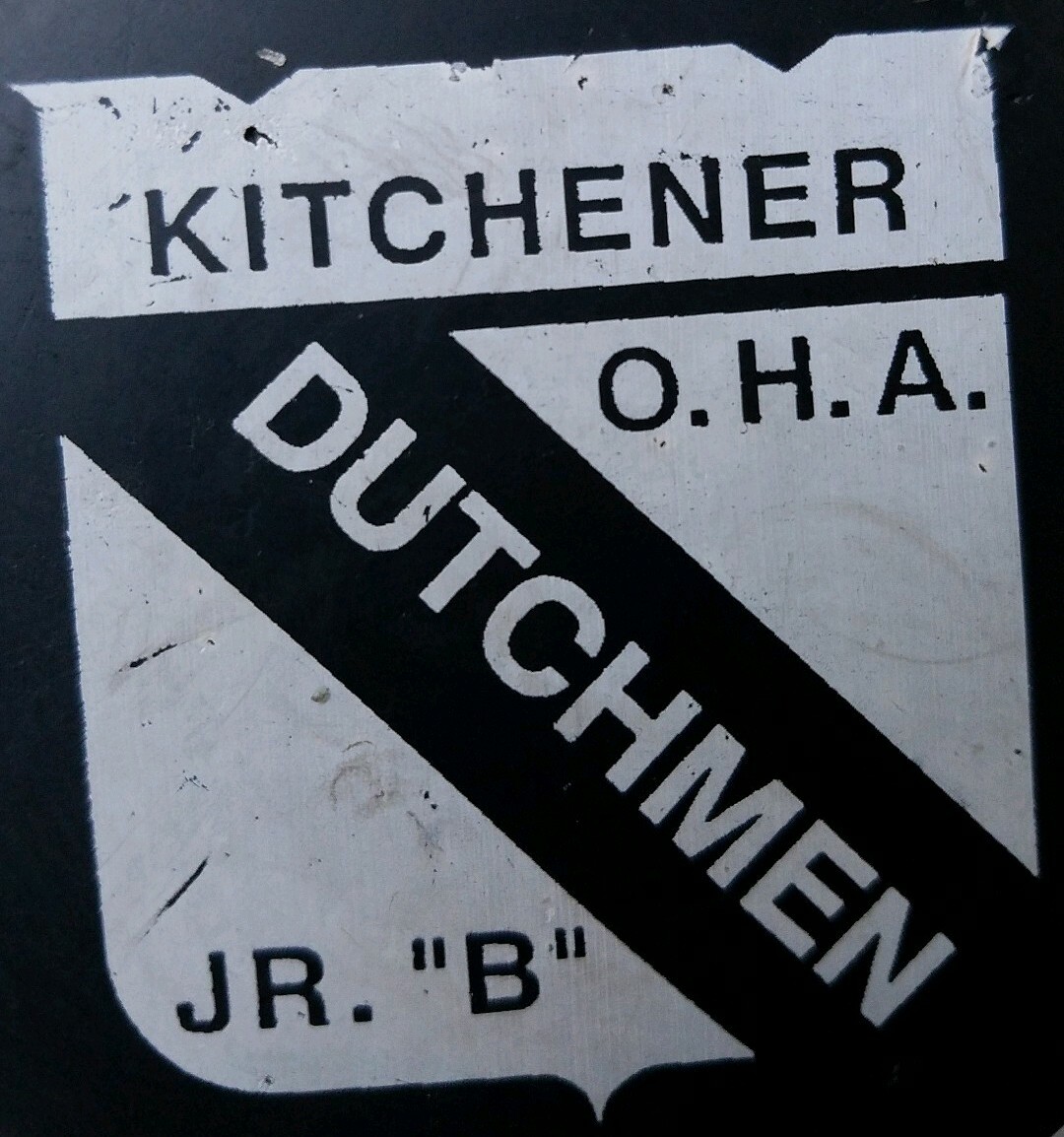 KITCHENER DUTCHMEN OHA JR. B VINTAGE VICEROY MFG. OFFICIAL HOCKEY 🏒 PUCK  RARE