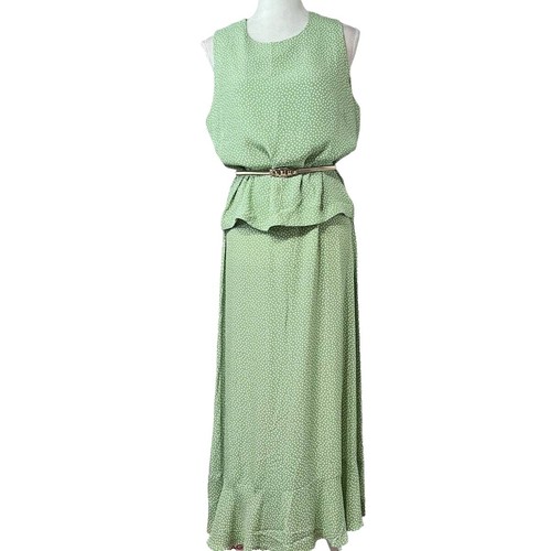 green polka dot dress topshop Topshop Dresses | Topshop Polka Dot Ruffle Wrap Dress | Color: Green | Size: 2