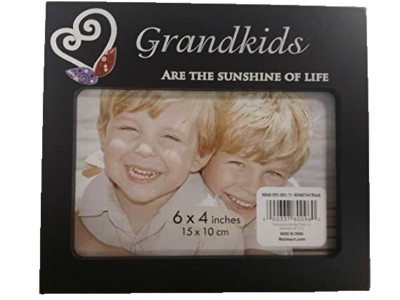 Expressions Grand Kids Sunshine Life Picture Frame 4'' x 6'' Photo Pa Ma Parents