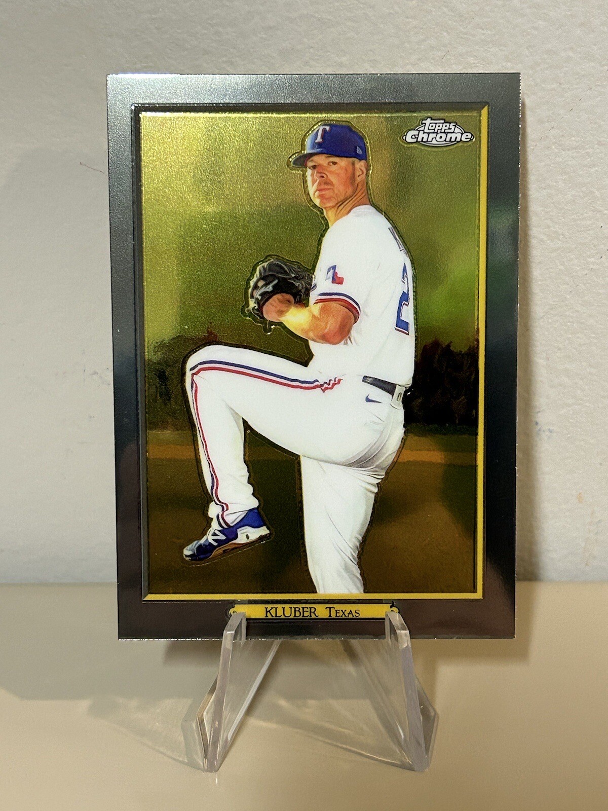 2020 Topps Update Turkey Red Chrome Corey Kluber #TRC-41 Texas Rangers