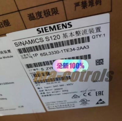 6SL3330-1TE34-2AA3 SINAMICS S120 Basic Line Module Eingang: 3AC 380-480V, 50/60H