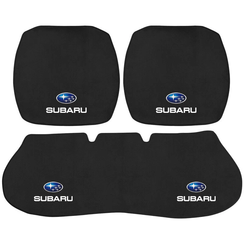 3 PIEZAS Accesorios Coche Cubierta Asiento Trasero Delantero Alfombrilla Cojín Transpirable Para Subaru Foto 2 de 4