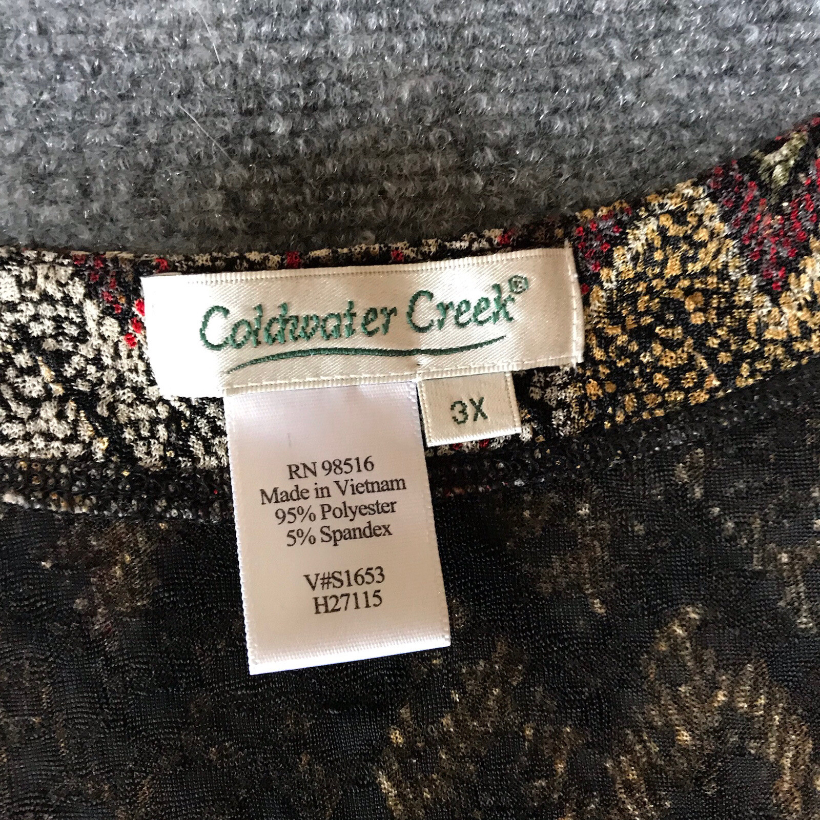 Coldwater Creek 3X Cardigan Top Plus Sleeveless S… - image 2