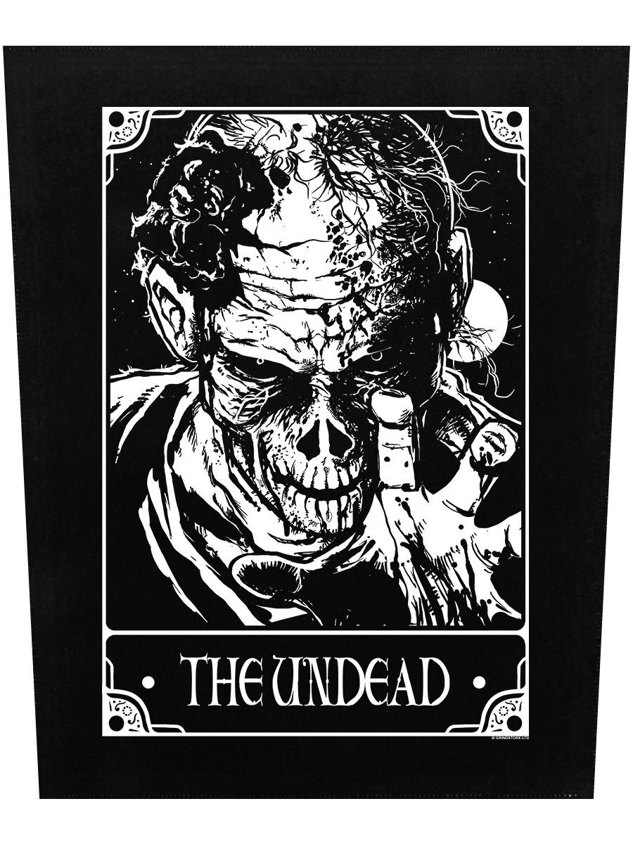 Deadly Tarot Backpatch The Undead Black 29.5x36cm