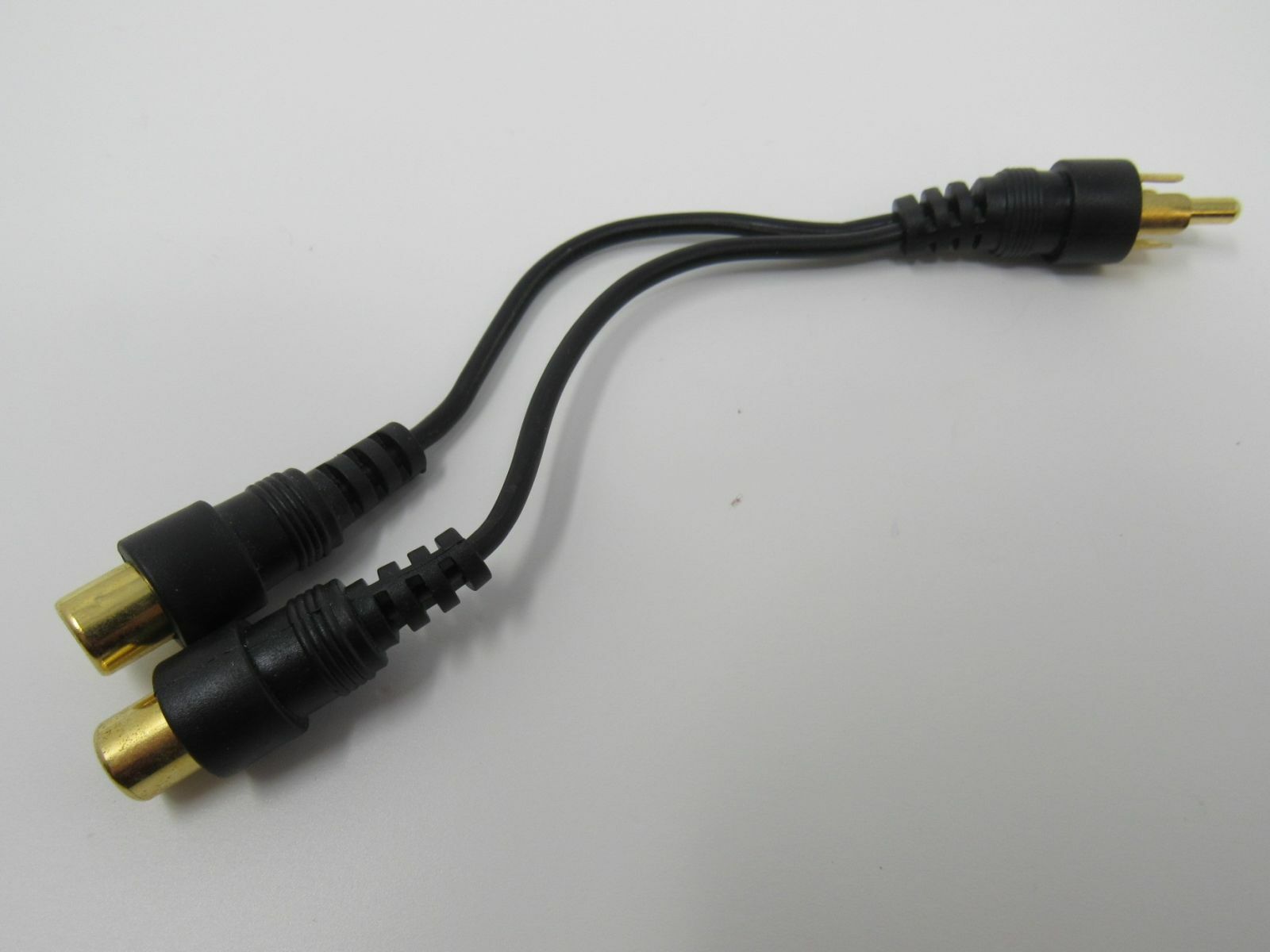 Standard Audio Y Splitter Connector Cable RCA Length 5 Inches Male Female