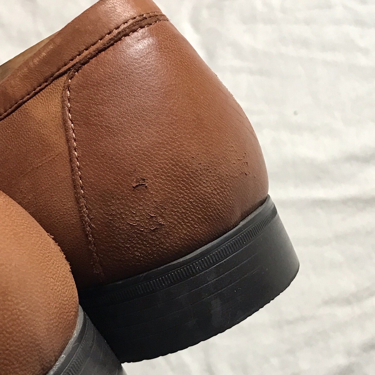Johnston & Murphy Cresswellven Loafers Shoes 20-8470 Cognac Sz 9.5 M SheepSkin Men main image 4