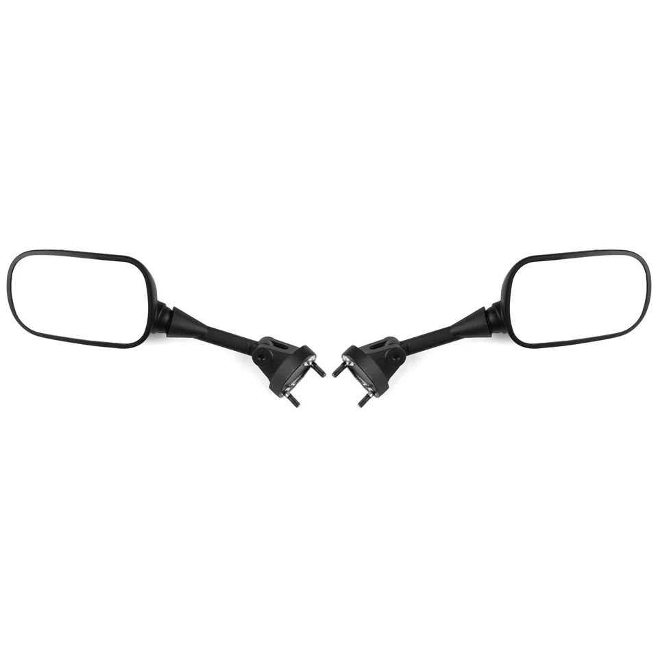 Espejos retrovisores laterales negros Kawasaki Ninja ZX6R ZX10R 2004 05 06 07 08 09 2010 Foto 2 de 4