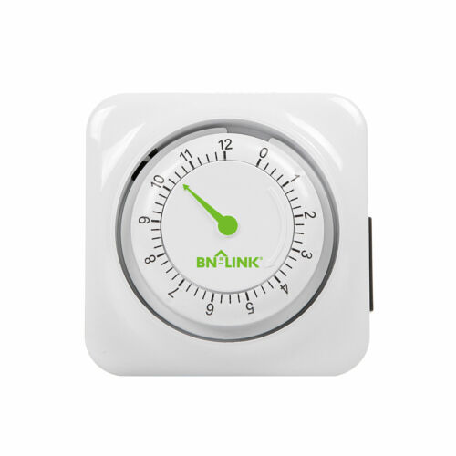 BN-LINK 12 hour mechanical countdown Grounded timer 3 Prong outlet Energy Saving - Picture 2 of 7