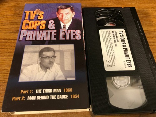 TV's Cops & Private Eyes Part 1-2 VHS Used VCR Tape Third Man Behind The Badge - Picture 6 of 6