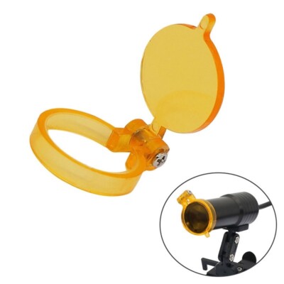 Yellow Filter for LED Headlamp Dental Loupe Lab Optical Magnifier Accessories