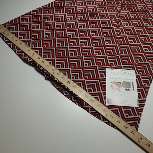 BCBGMAXAZRIA Skirt Size L Red Tribal Geometric Pattern Long High Rise Flexible - Picture 15 of 15