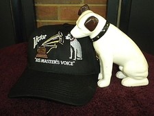 NIPPER  RCA Victor "HIS MASTERS VOICE" Quality Embroidered  *NEW HAT* Guaranteed