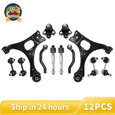 Front Suspension Lower Control Arm Tie Rod Ends For 06-11 Honda Civic 1.8L 1.3L