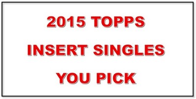 2015 Topps First Pitch Singles - You Pick