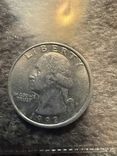 1992-P 25C ERROR Washington Quarter Struck Off Center Mint Error