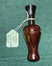 Vintage Echo  Insert Custom  Double Reed Wood Barrel Mallard Call Cocobolo Wood