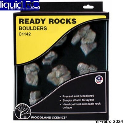 Woodland Scenics C1142 Ready Rocks Boulder Rocks