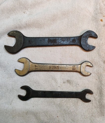 SATZ FIAT ENGLISCHER SCHLÜSSEL 12/14, 13/17, 19/22 FÜR OLDTIMER WRENCH VINTAGE