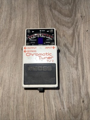 USED BOSS CHROMATIC TUNER TU-2 GUITAR OR BASS Untested