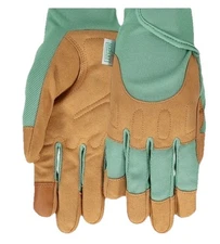 Expert Gardener Adult Womens Brown Utility Glove, Small