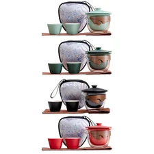 Chinese Tea Set Teaware Traditional Cultural Souvenirs Kung Fu Tea Pot Teapot