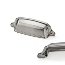 10 Pack 3 Inch 76mm Brushed Satin Nickel Cabinet Cup Pulls Drawer Handles