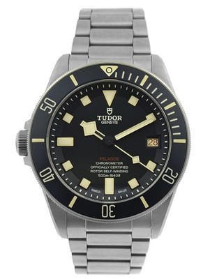 Tudor Pelagos LHD 25610TNL Date Black Dial Titanium 42MM Mens Automatic Full Set