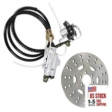 Rear Hydraulic Brake Caliper Master Cylinder 1.55m Hose and Disc Rotor