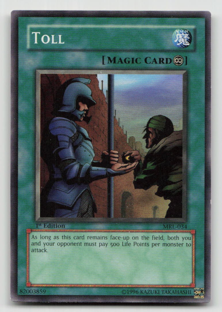 Toll MRL-034 Common Magic Ruler Yu-Gi-Oh 1st Edition MP