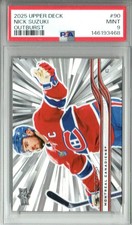 2025-26 Upper Deck Series 1 Nick Suzuki Outburst PSA 9 #90 Montreal Canadiens