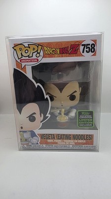 9 Dragonball Z Funko Pop 8 Different Vegeta Goku Eating Noodles Lot