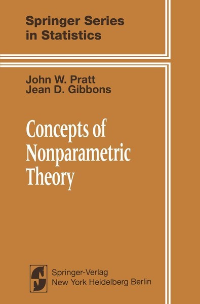 Concepts Of Nonparametric Theory, J. W. Pratt-image