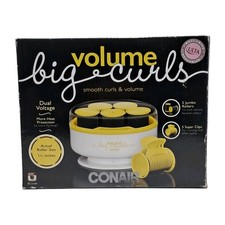 New Conair Big Curls Volume Hot Rollers Ulta Exclusive 5 Large Curlers And Clips