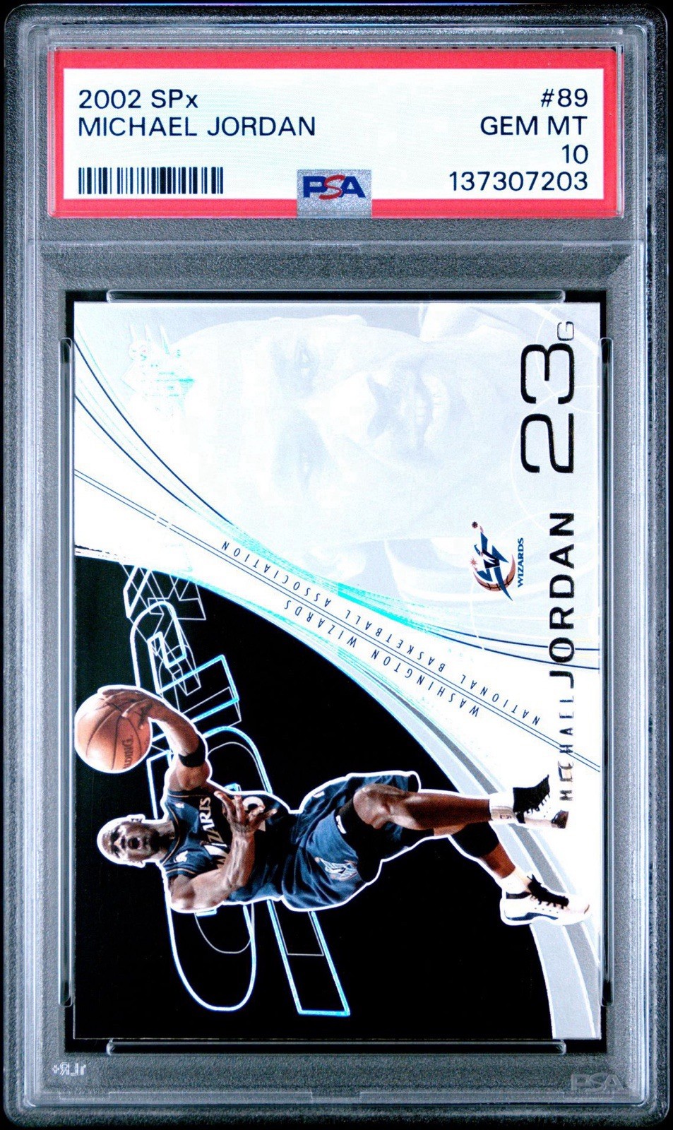 2002 Spx Michael Jordan #89 PSA 10 Low Pop GG