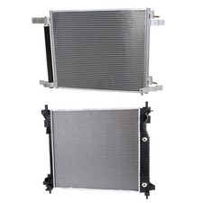 A/C Condenser and Radiator For 10-16 Cadillac SRX DPI 13241 GM3010549 GM3030294
